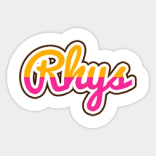 Rhys Sticker